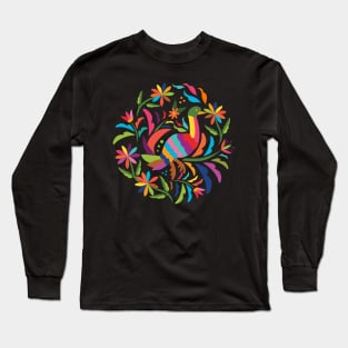 Mexican Otomí Duck by Akbaly Long Sleeve T-Shirt